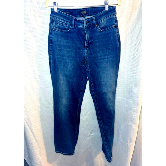 Not Your Daughters Jeans size 8 Marilyn Straight dark wash denim - Picture 1 of 4
